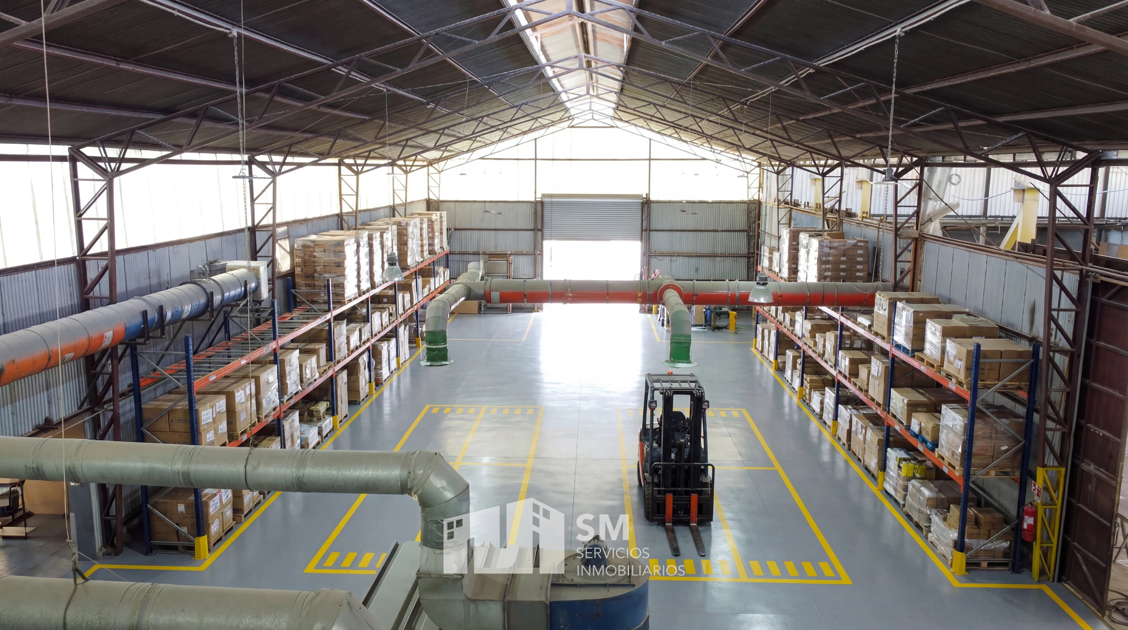 Interior galpón modernizado